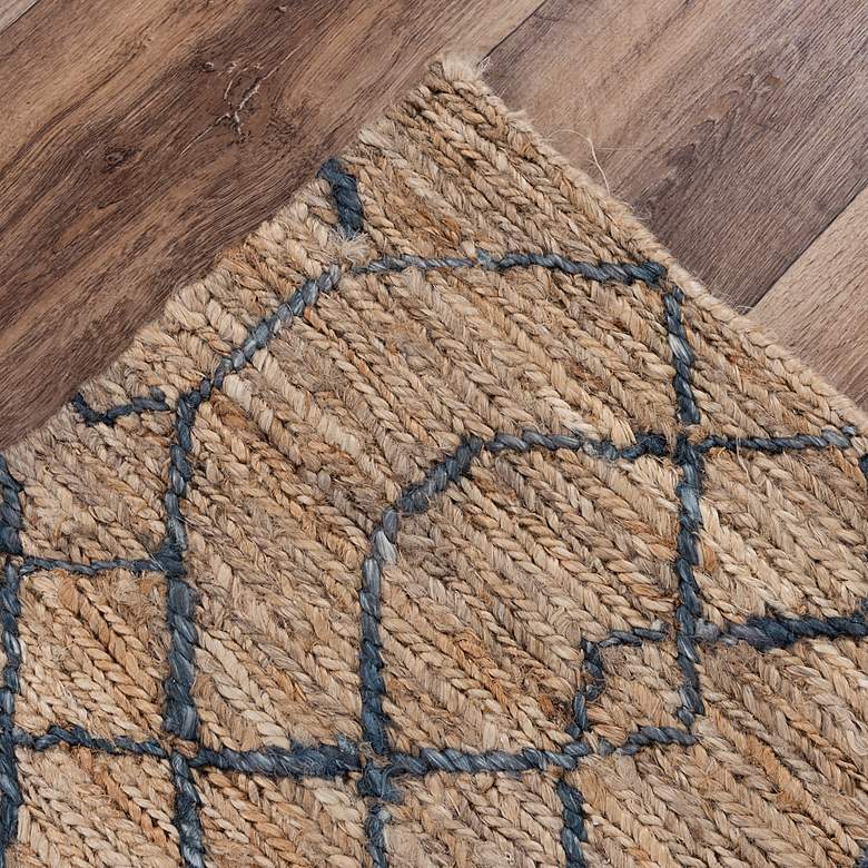 Image 3 Bengal BNL937 5'x7'6" Beige and Blue Rectangular Area Rug more views