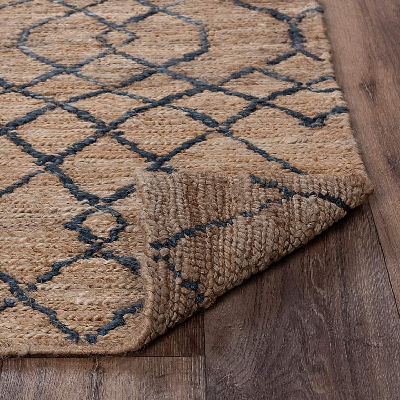 Image 6 Bengal BNL937 5'x7'6" Beige and Blue Rectangular Area Rug more views