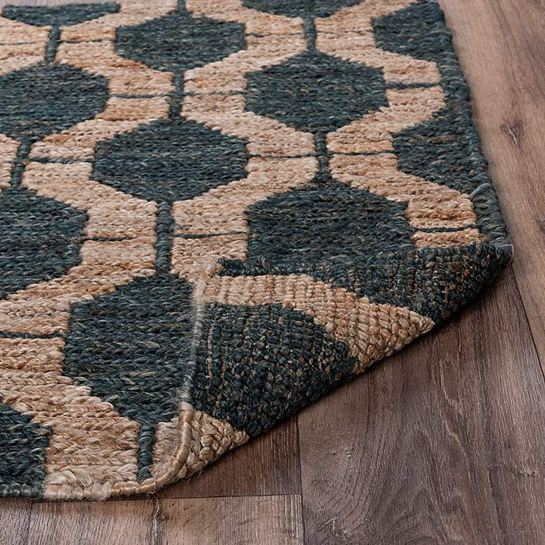 Image 5 Bengal BNL940 5'x7'6" Black and Beige Rectangular Area Rug more views