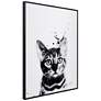 5_Bengal Cat 24"x18" Printed Glass Framed Wall Art more views