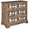 Bengal Manor 33" Wide Wood Mirror Front 3-Drawer Chest