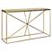 Bengal Manor 52" Wide Iron and Marble Console Table