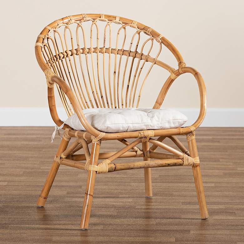 Image 1 Benicia Natural Brown Rattan Dining Chair