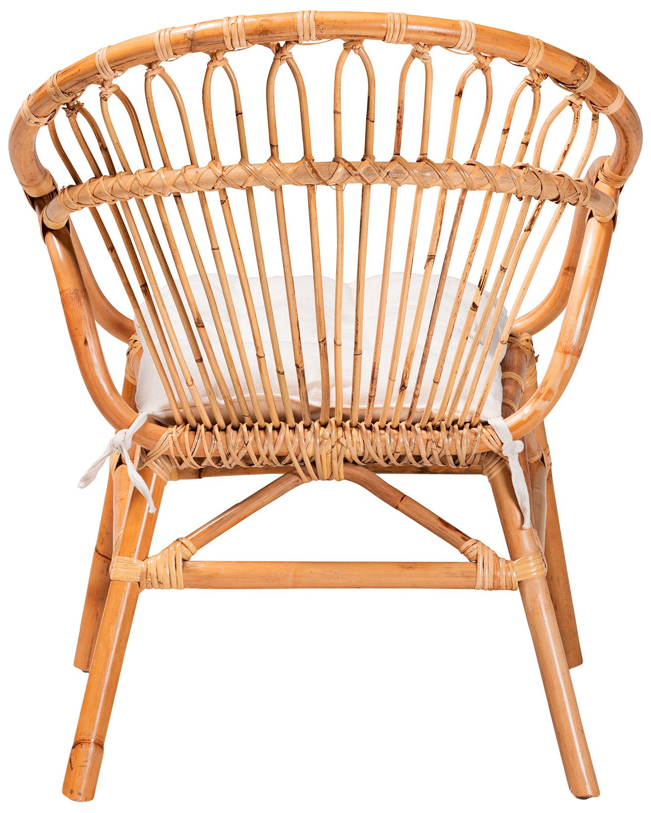 Benicia Natural Brown Rattan Dining Chair