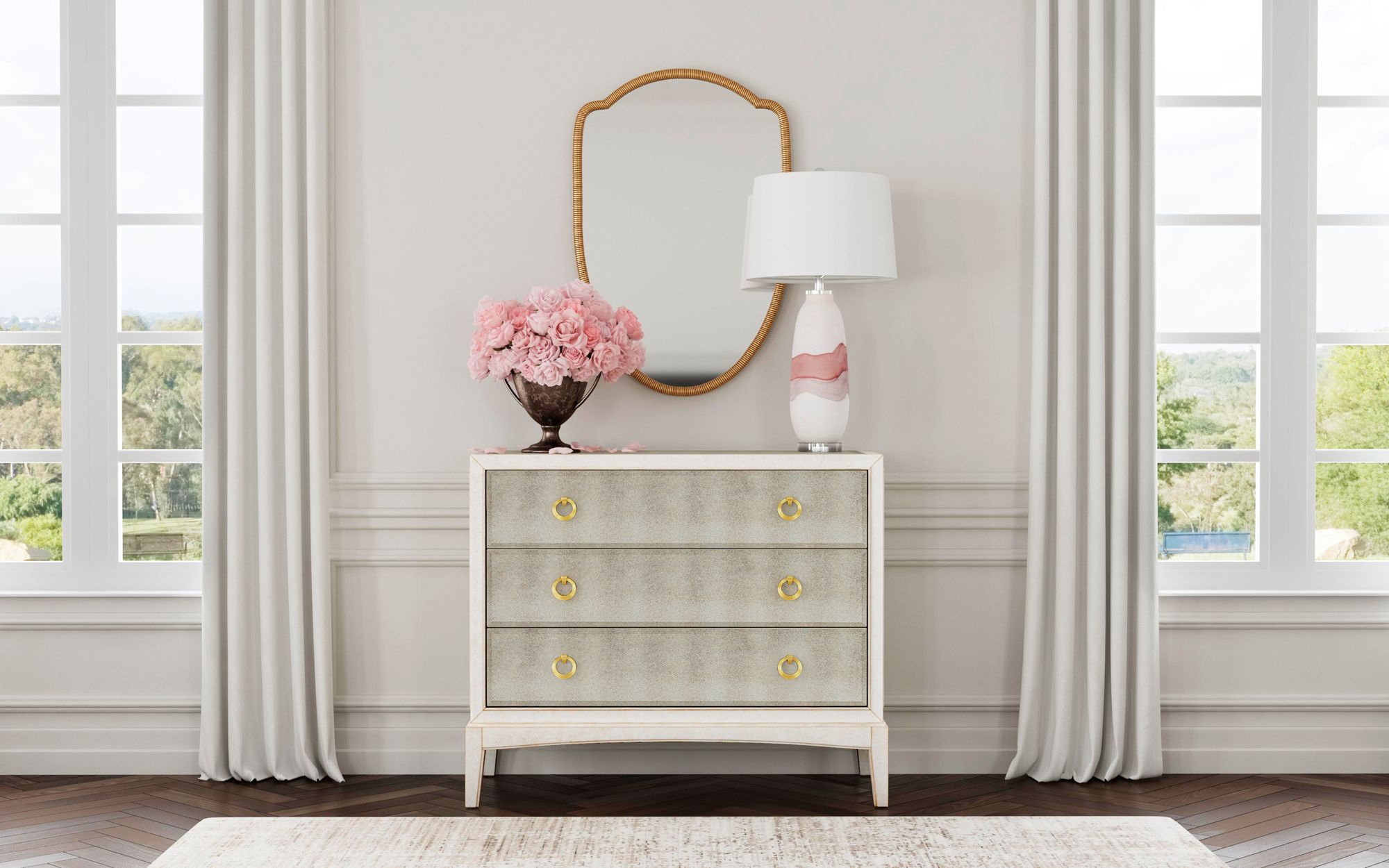 Image 3 Benin 30" High Beige Table Lamp more views