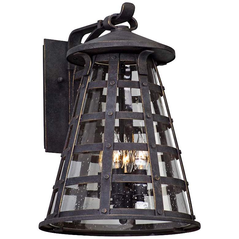 Image 1 Benjamin 17 3/4 inch High Vintage Iron Outdoor Wall Light