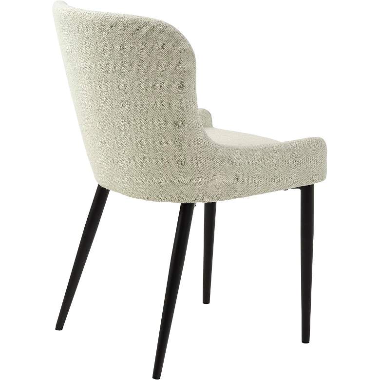 Image 5 Benjamin Off-White Boucle Fabric Dining Chairs Set of 2 more views