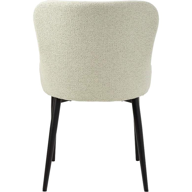 Image 6 Benjamin Off-White Boucle Fabric Dining Chairs Set of 2 more views
