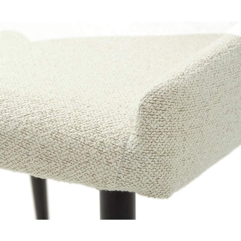 Image 7 Benjamin Off-White Boucle Fabric Dining Chairs Set of 2 more views
