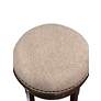 2_Bennet 25" Beige Fabric Swivel Counter Stool more views