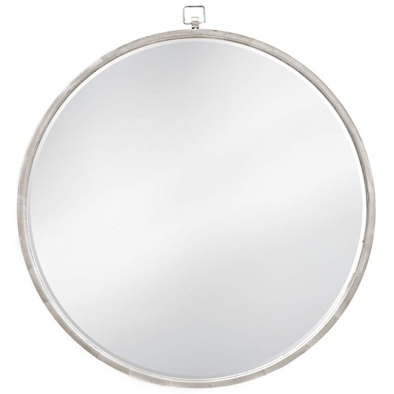 Image 1 Bennet Silver Leaf 36" Round Wall Mirror