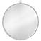 Bennet Silver Leaf 36" Round Wall Mirror
