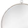 2_Bennet Silver Leaf 36" Round Wall Mirror more views