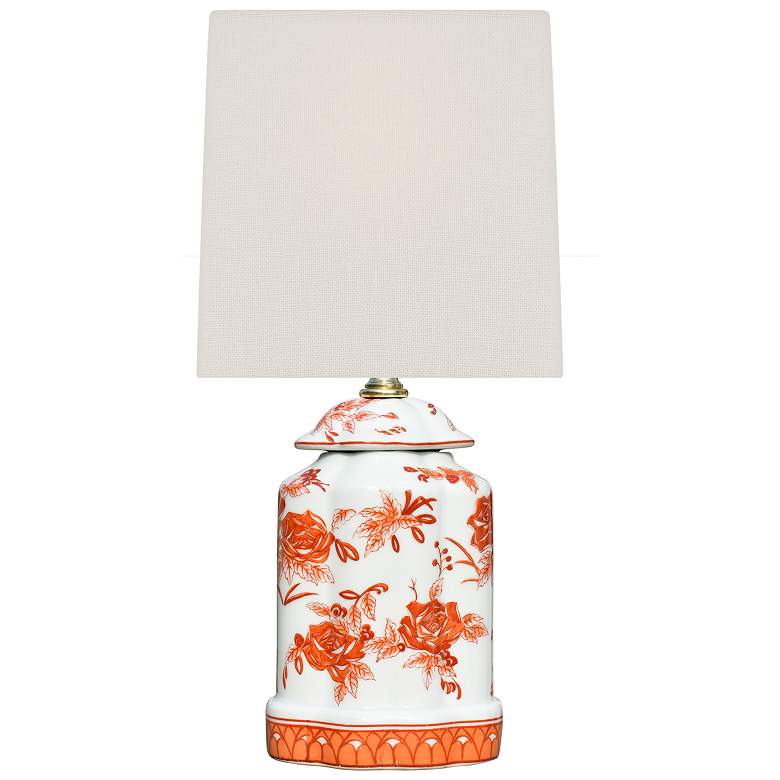 Image 1 Bennett 13" High Porcelain Oval Mini Jar Table Lamp