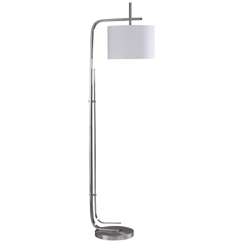 Image 1 Bennett Chrome Metal Floor Lamp