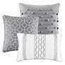 Thumbnail3 of Bennett Gray Cal King 7-Piece Comforter Set more views