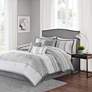 Thumbnail2 of Bennett Gray King 7-Piece Comforter Set