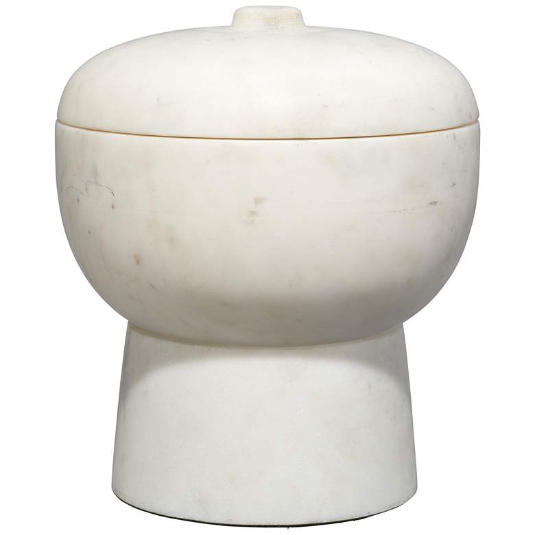 Image 1 Bennett Marble Large Storage Bowl with Lid
