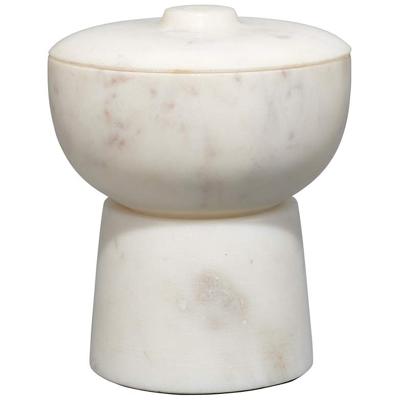Image 1 Bennett Marble Small Storage Bowl with Lid