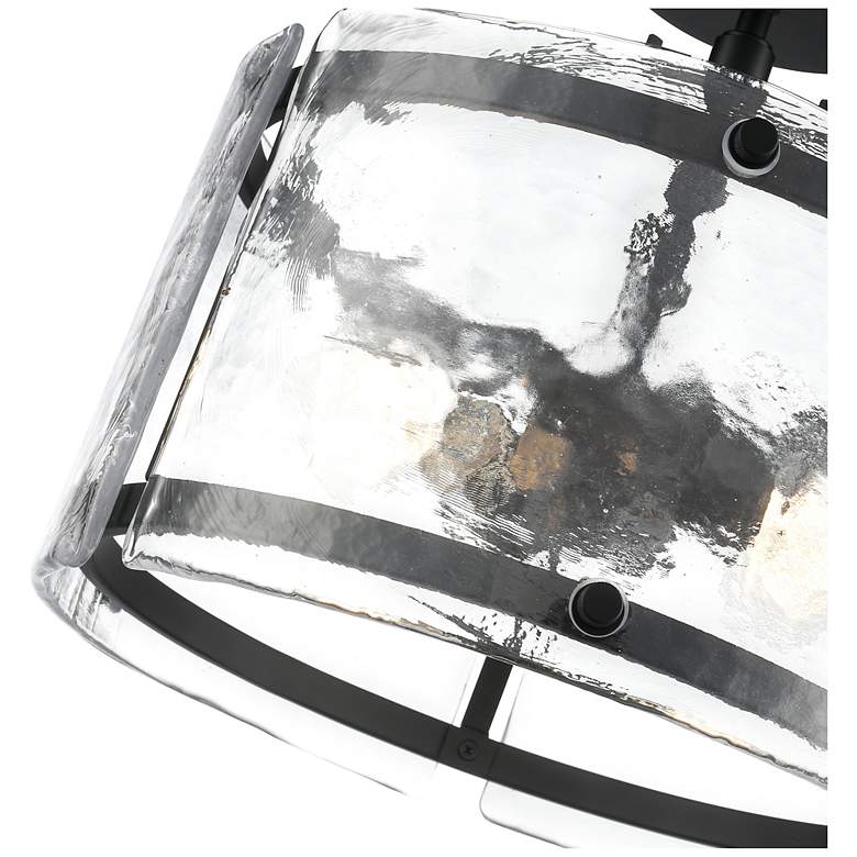 Image 4 Bennetti 14.5" Wide 2-Light Semi Flush in Matte Black more views