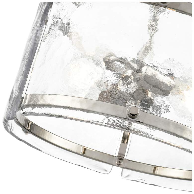 Image 4 Bennetti 14.5" Wide 2-Light Semi Flush in Polished Nickel more views