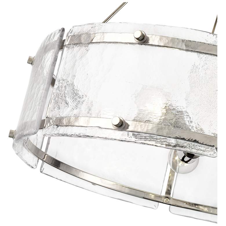 Image 5 Bennetti 24.75" Wide 5-Light Chandelier in Polished Nickel more views