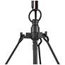 4_Bennetti 24 3/4" Wide Matte Black 5-Light Chandelier more views