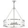 Bennetti 24 3/4" Wide Polished Nickel 5-Light Chandelier