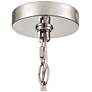 6_Bennetti 24 3/4" Wide Polished Nickel 5-Light Chandelier more views
