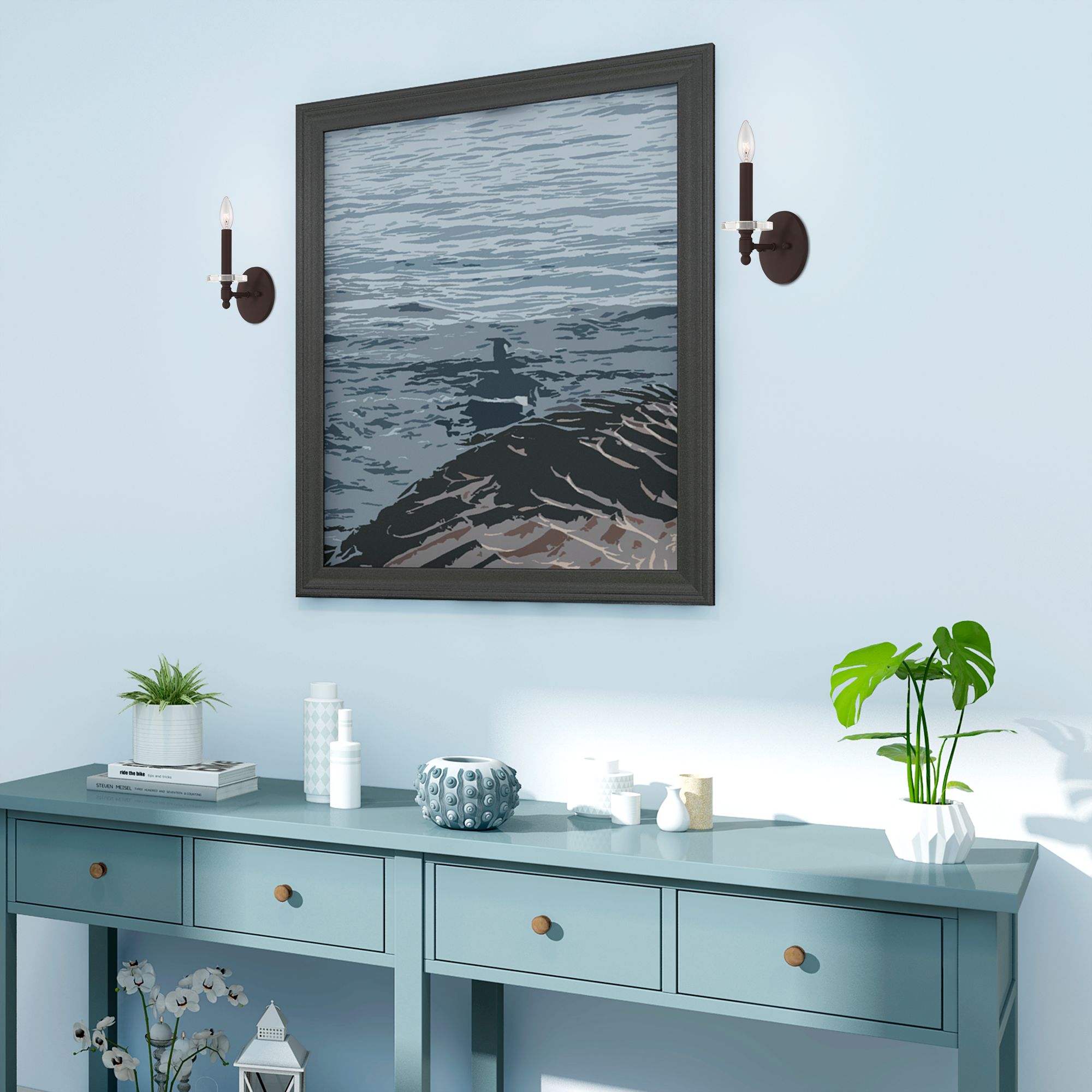 Bennington 1 Light Bronze Wall Sconce