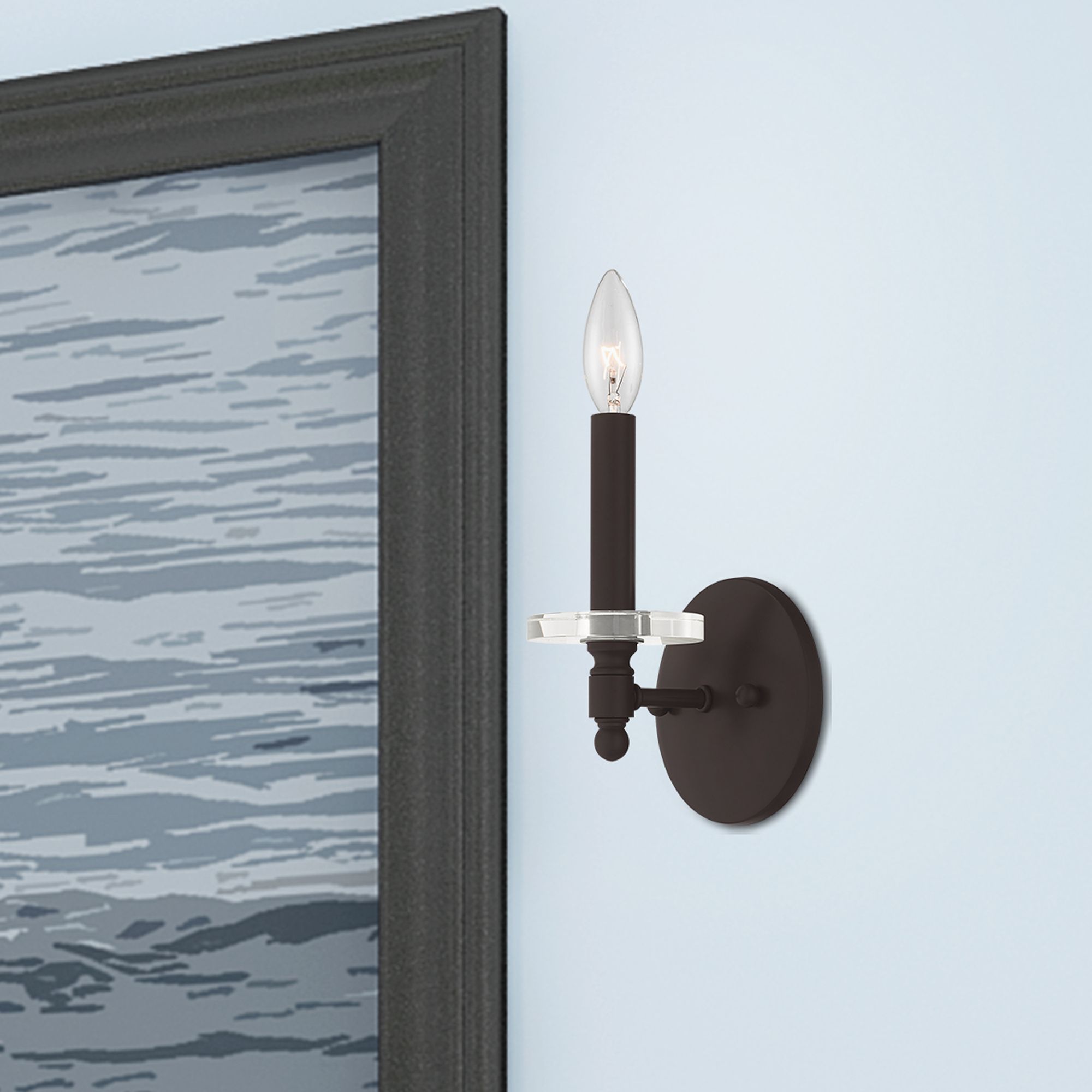 Bennington 1 Light Bronze Wall Sconce