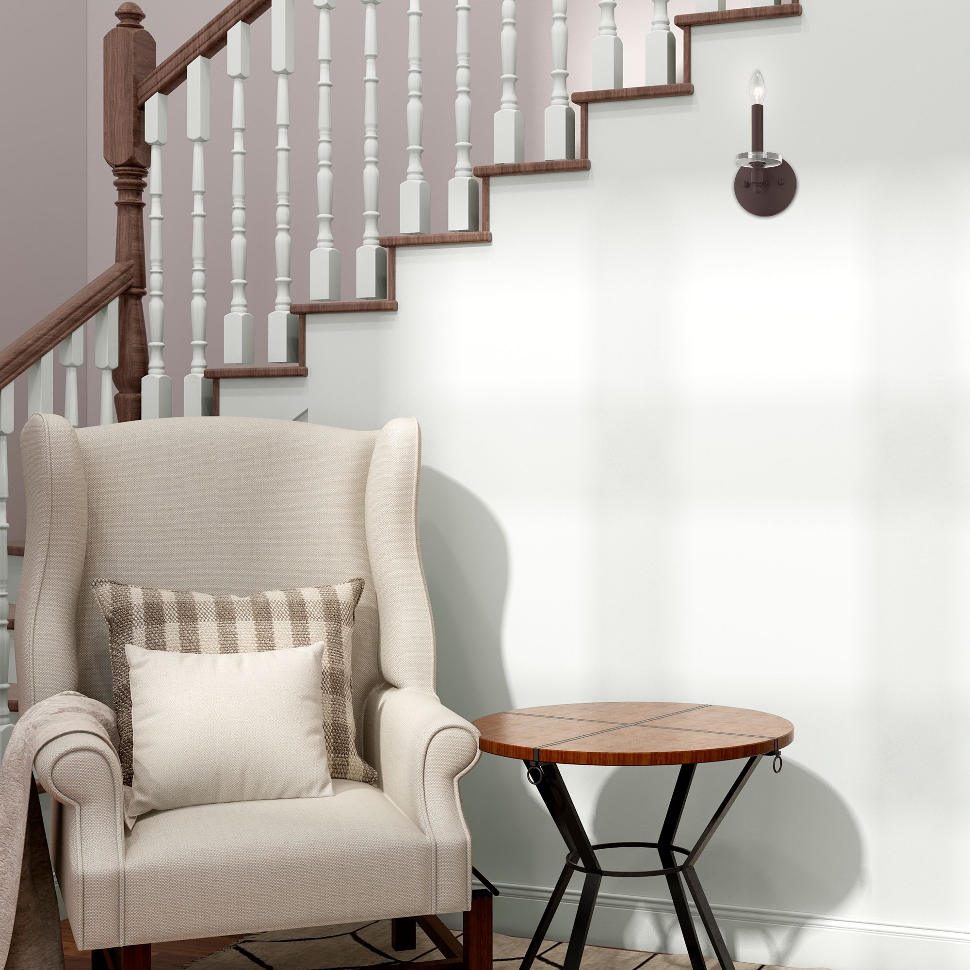 Bennington 1 Light Bronze Wall Sconce