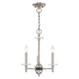 Image5 of Bennington 3 Light Brushed Nickel Mini Chandelier more views