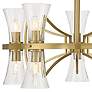 2_Bennington 30 1/2" Wide Warm Brass 10-Light Chandelier more views