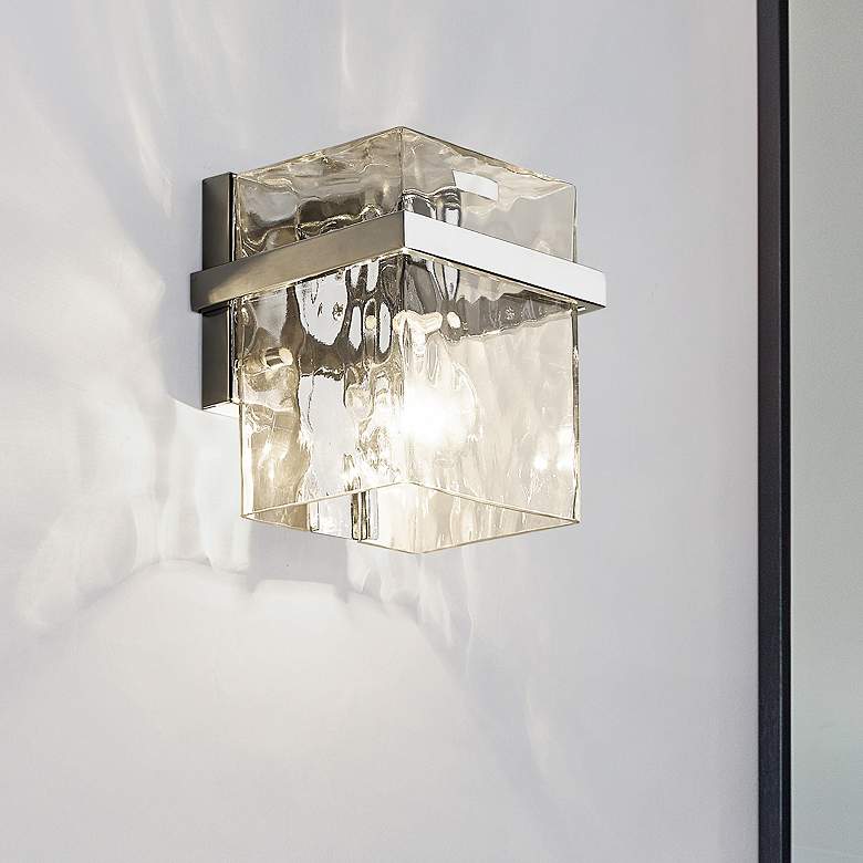 Image 2 Bennington 7" High Chrome Wall Sconce