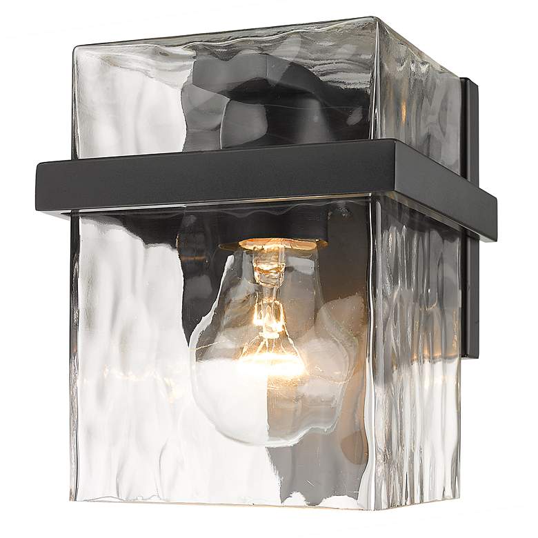 Image 5 Bennington 7" High Matte Black Wall Sconce more views