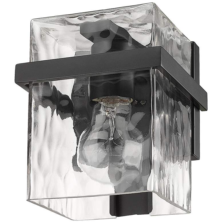 Image 6 Bennington 7" High Matte Black Wall Sconce more views
