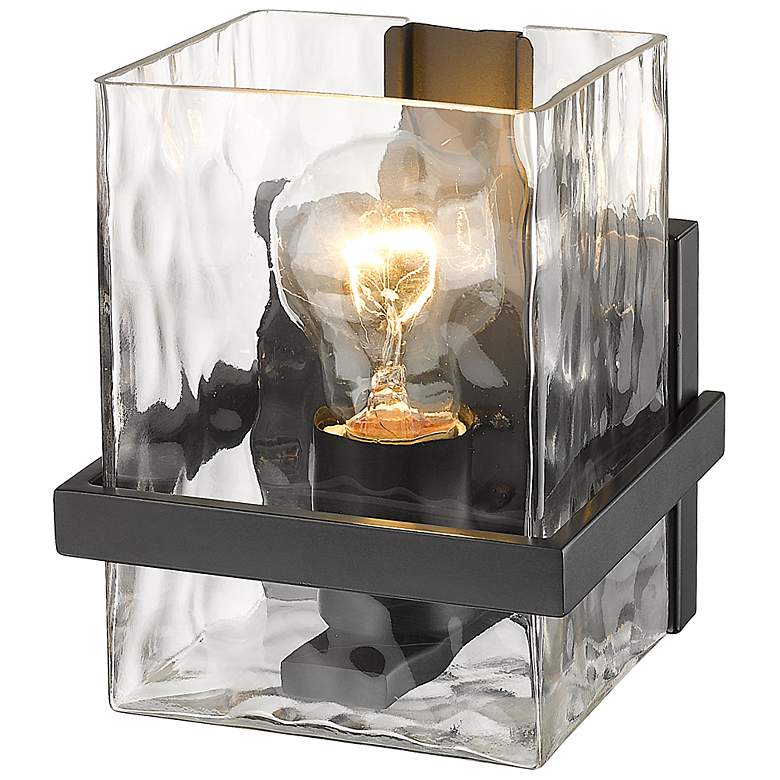 Image 7 Bennington 7" High Matte Black Wall Sconce more views