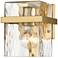 Bennington 7" High Modern Gold Wall Sconce