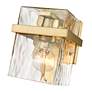7_Bennington 7" High Modern Gold Wall Sconce more views