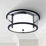 1_Bennington Iron Bronze 15" Wide Ceiling Fixture