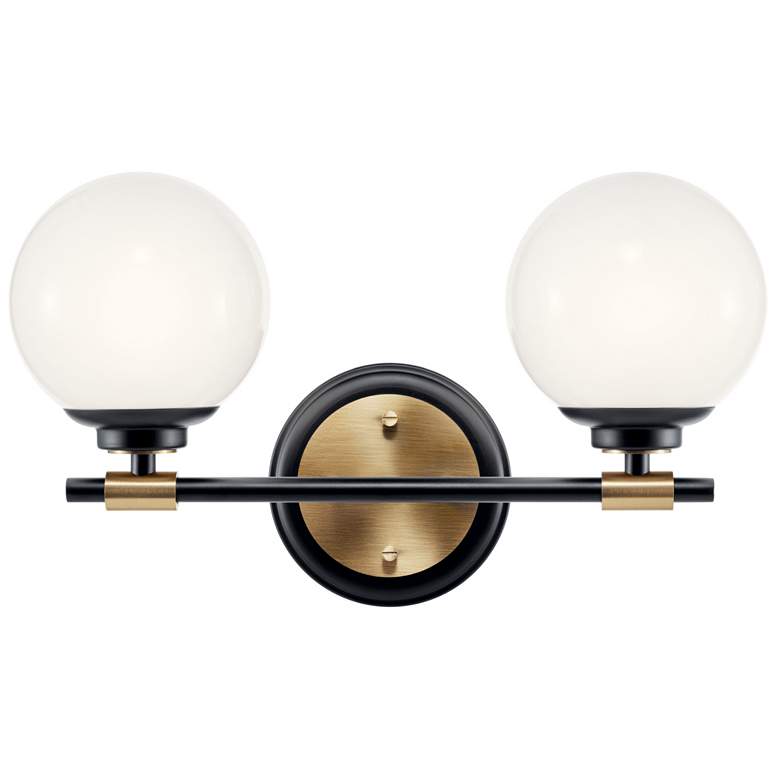 Image 3 Benno 14.75 Inch 2 Light Vanity in Black and Champagne Bronze more views