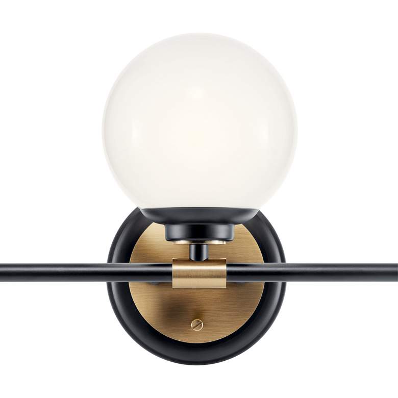 Image 3 Benno 24.5 Inch 3 Light Vanity in Black and Champagne Bronze more views