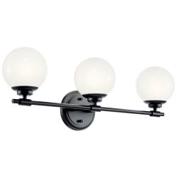 Benno 24.5 Inch 3 Light Vanity in Black