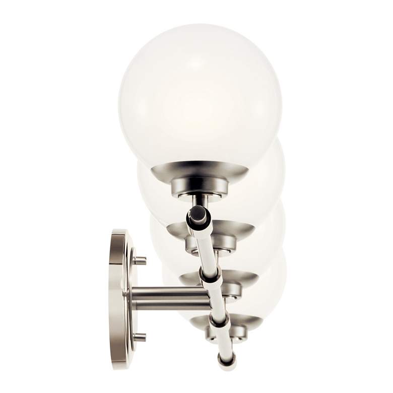 Image 2 Benno 34 Inch 4 Light Vanity in Polished Nickel and Brushed Nickel more views