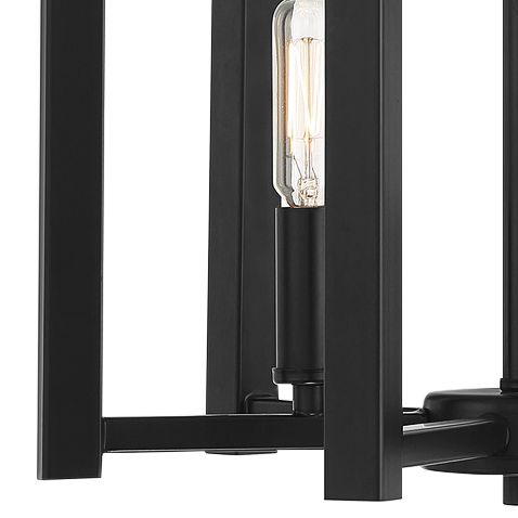 Image 2 Benson 3-Light Ceiling Light in Matte Black more views
