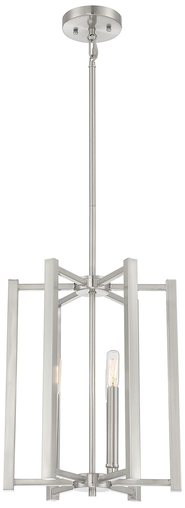 Image 5 Benson 3-Light Pendant in Satin Nickel more views