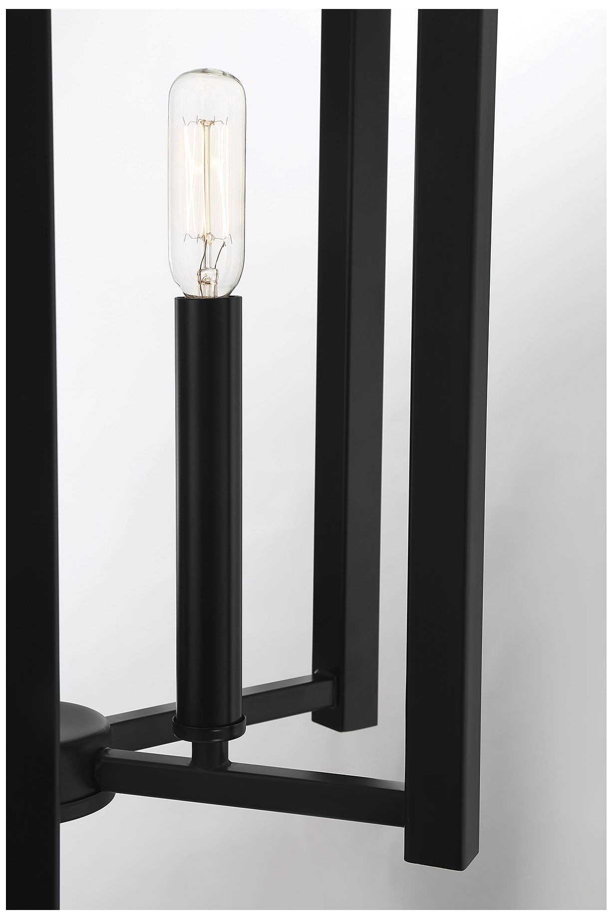 Image 5 Benson 5-Light Pendant in Matte Black more views