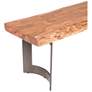 5_Bent Bench Small Brown more views