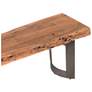6_Bent Bench Small Brown more views